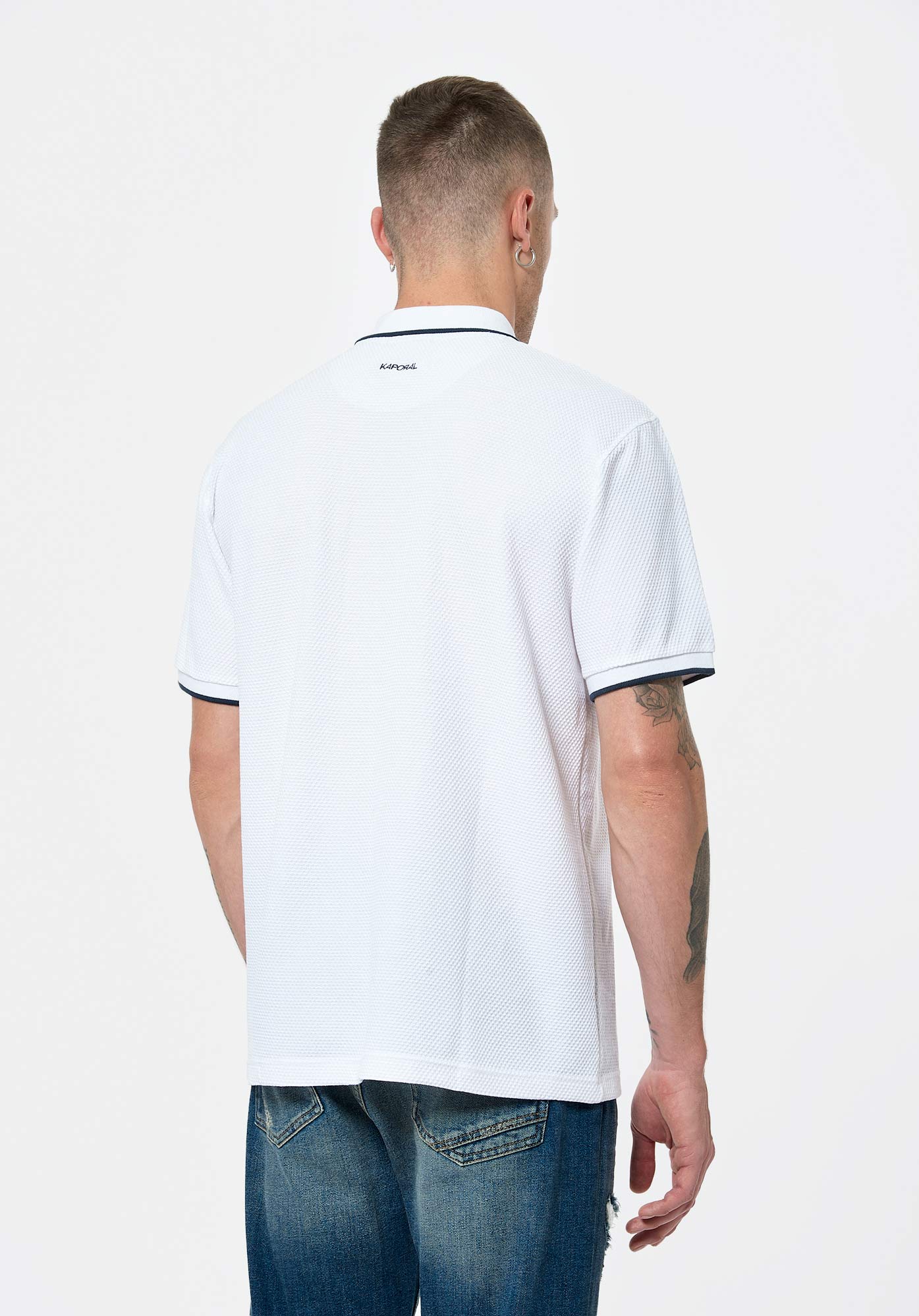 CELES  Polo blanc Homme