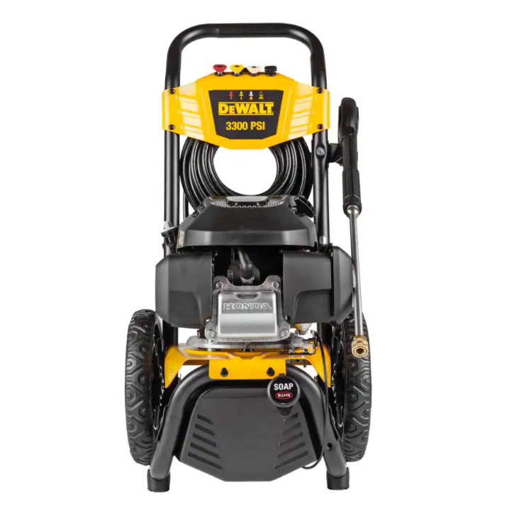 Lavadora de alta pressão DEWALT 3300 PSI 2,4 GPM com água fria e motor HONDA GCV200