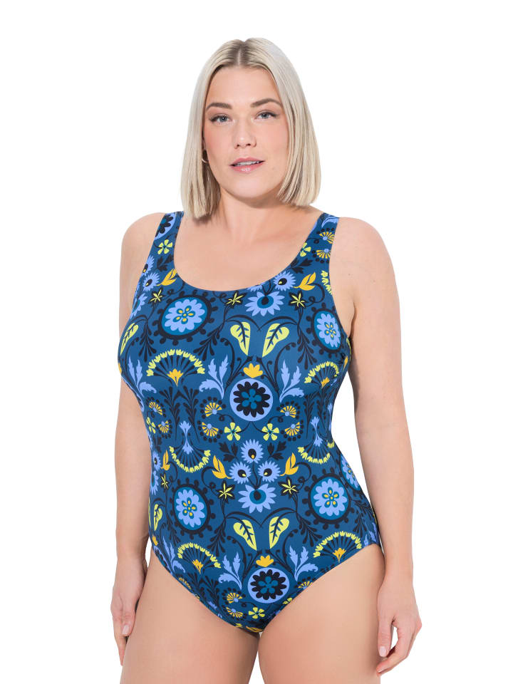 Ulla Popken Badeanzug in kapitänsblau günstig kaufen