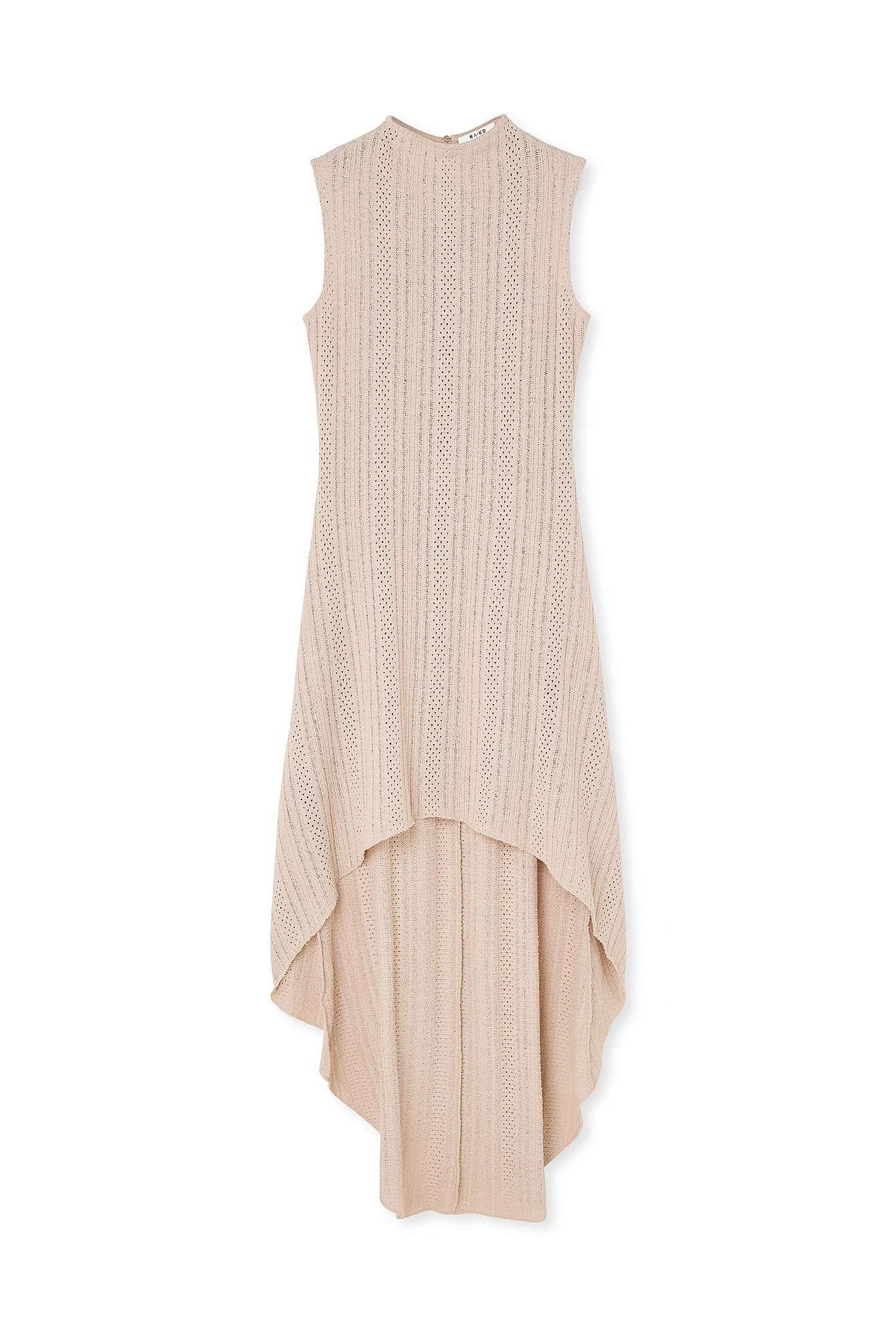 Gehäkeltes ärmelloses Midikleid