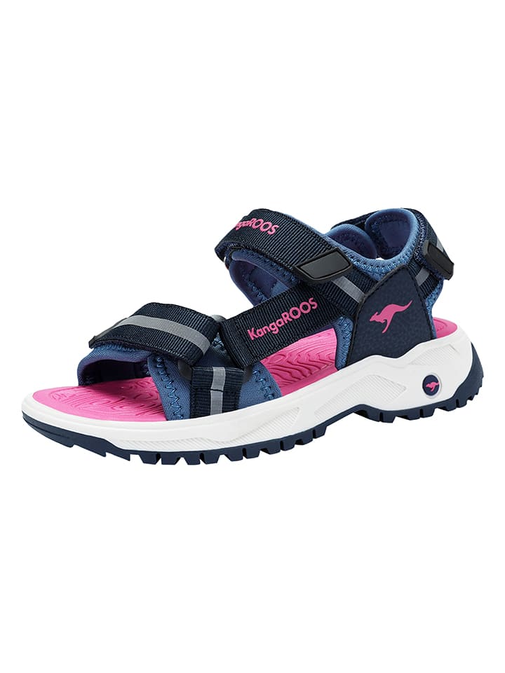 Kangaroos Sandalen in Pink/ Dunkelblau günstig kaufen