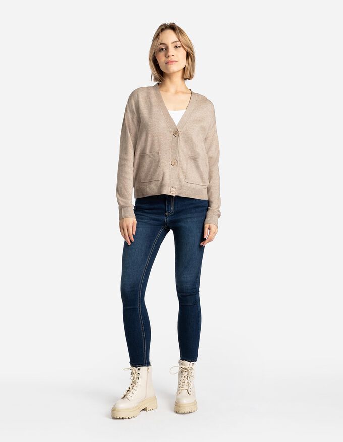 Cardigan - Viskose-Mix