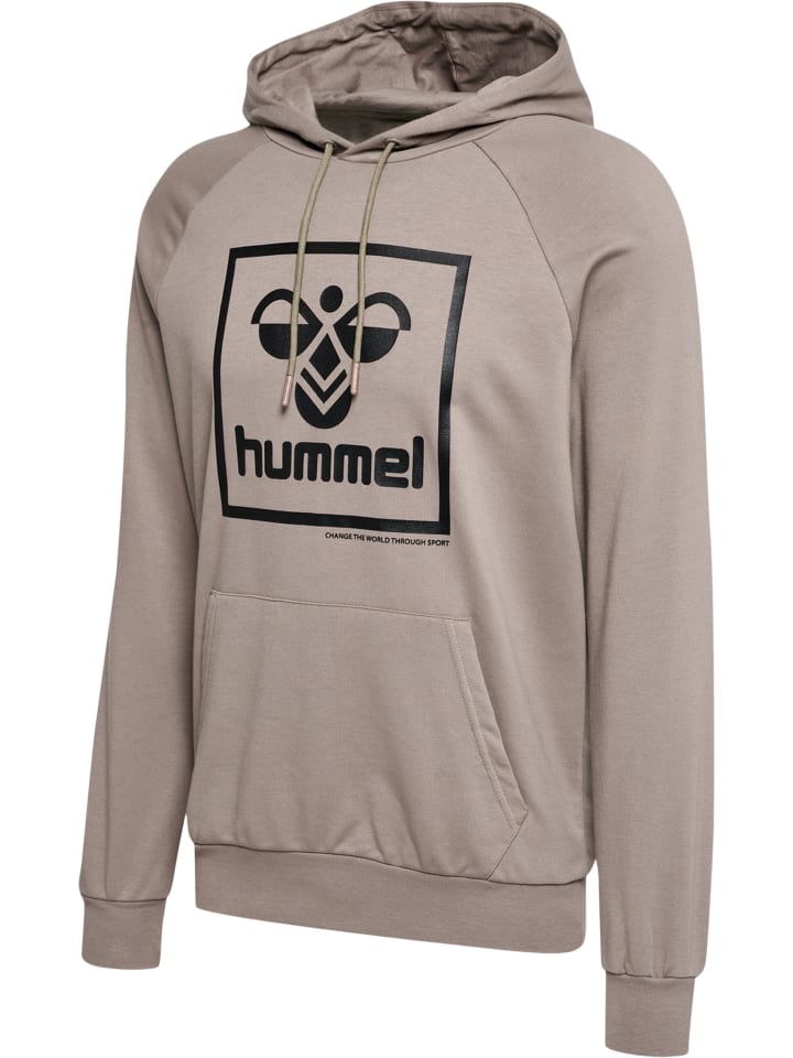 Hummel Hummel Verstellbare Taille Kapuzenpullover Raglanärmel Hmlisam Herren in DRIFTWOOD günstig kaufen
