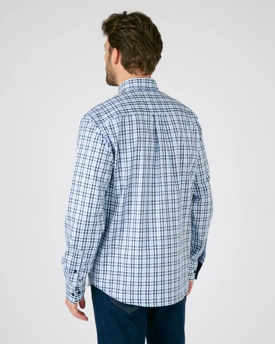 Chemise confort manches longues pur coton