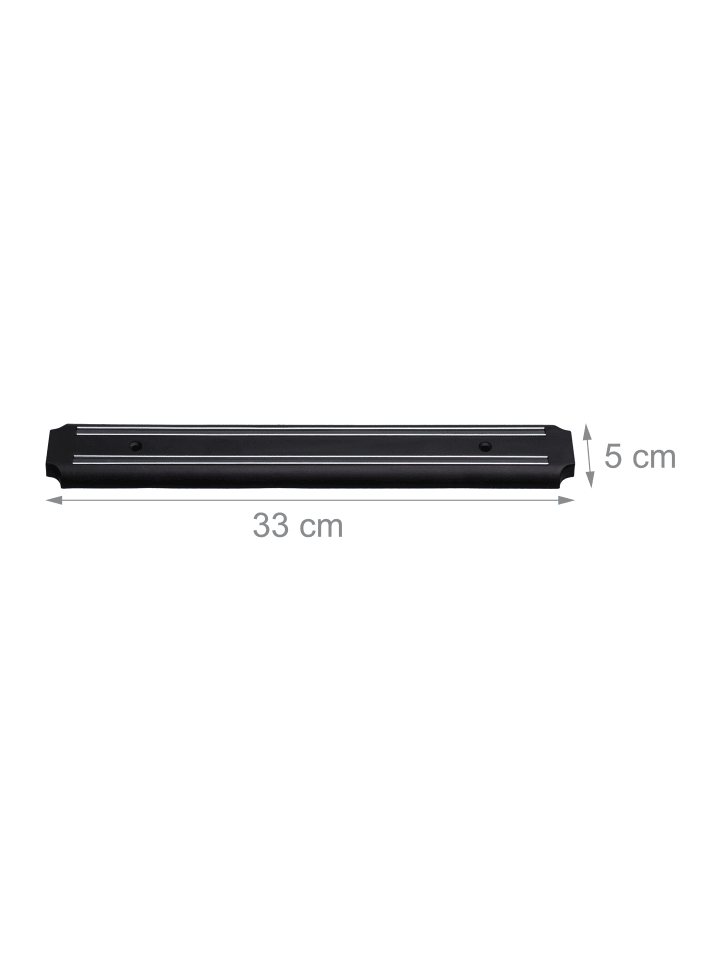 relaxdays Magnetleiste in Schwarz - (L)33 cm günstig kaufen onesize
