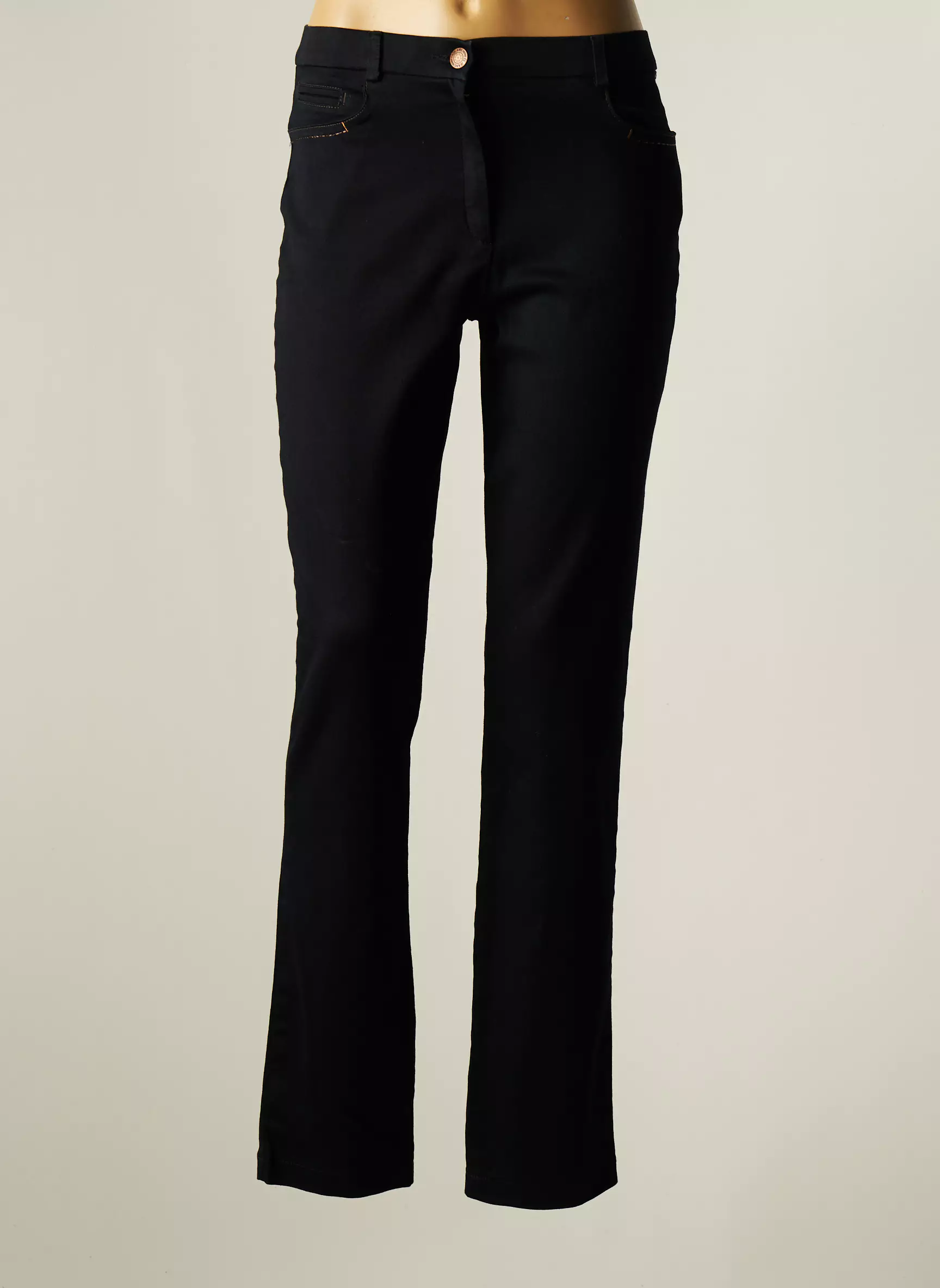 Christine Laure Pantalons Slim Femme couleur bleu