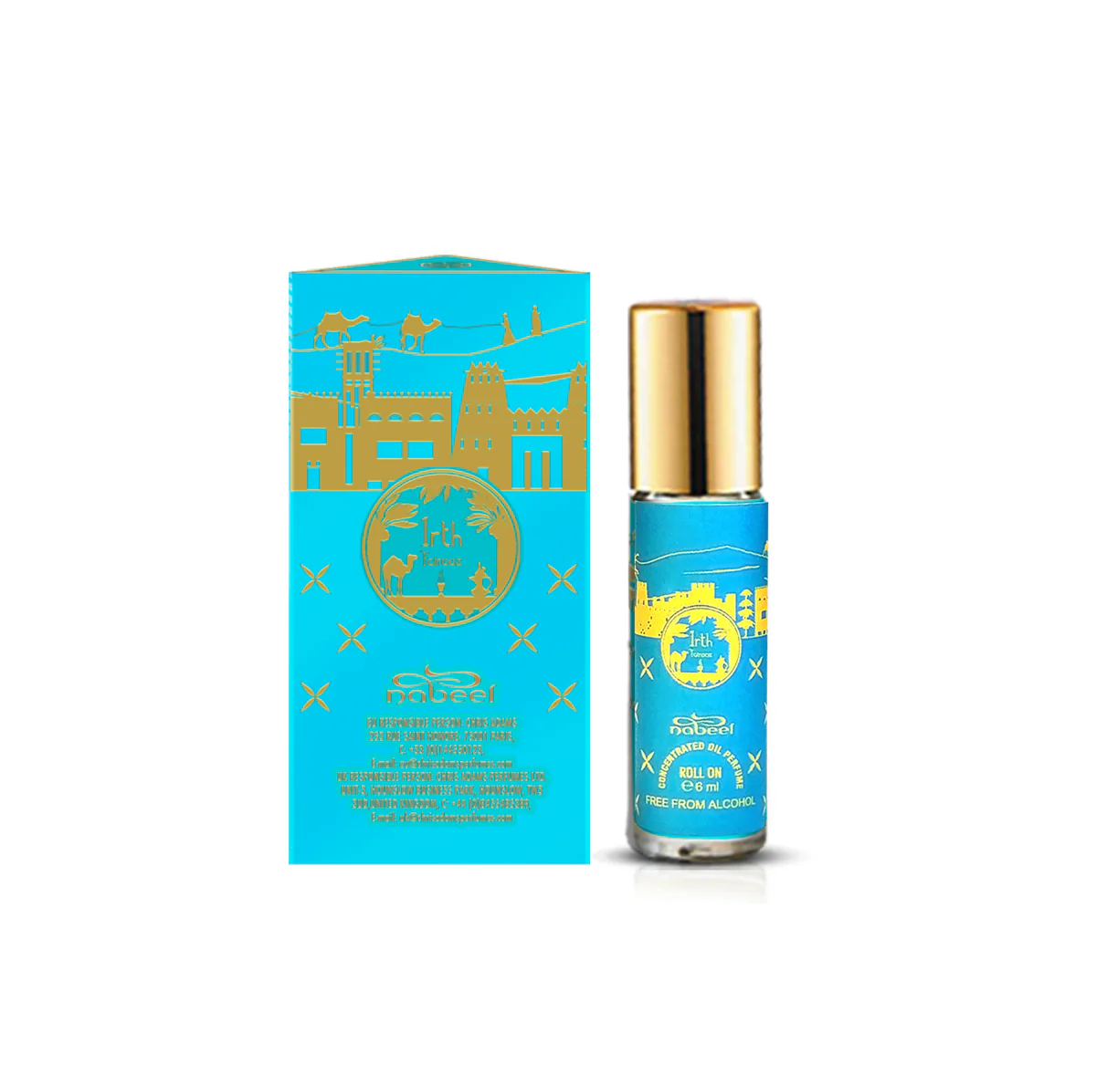Oil Perfume Irth Fairooz Roll On Oil Smaržas - Huile de Parfum Unisex, Huile de Parfum, Parfum
