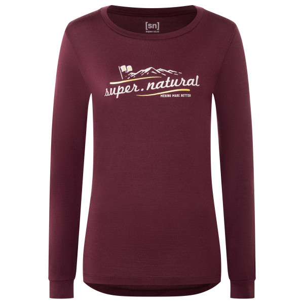 super.natural - Women's Mountain I.D. L/S - Longsleeve
