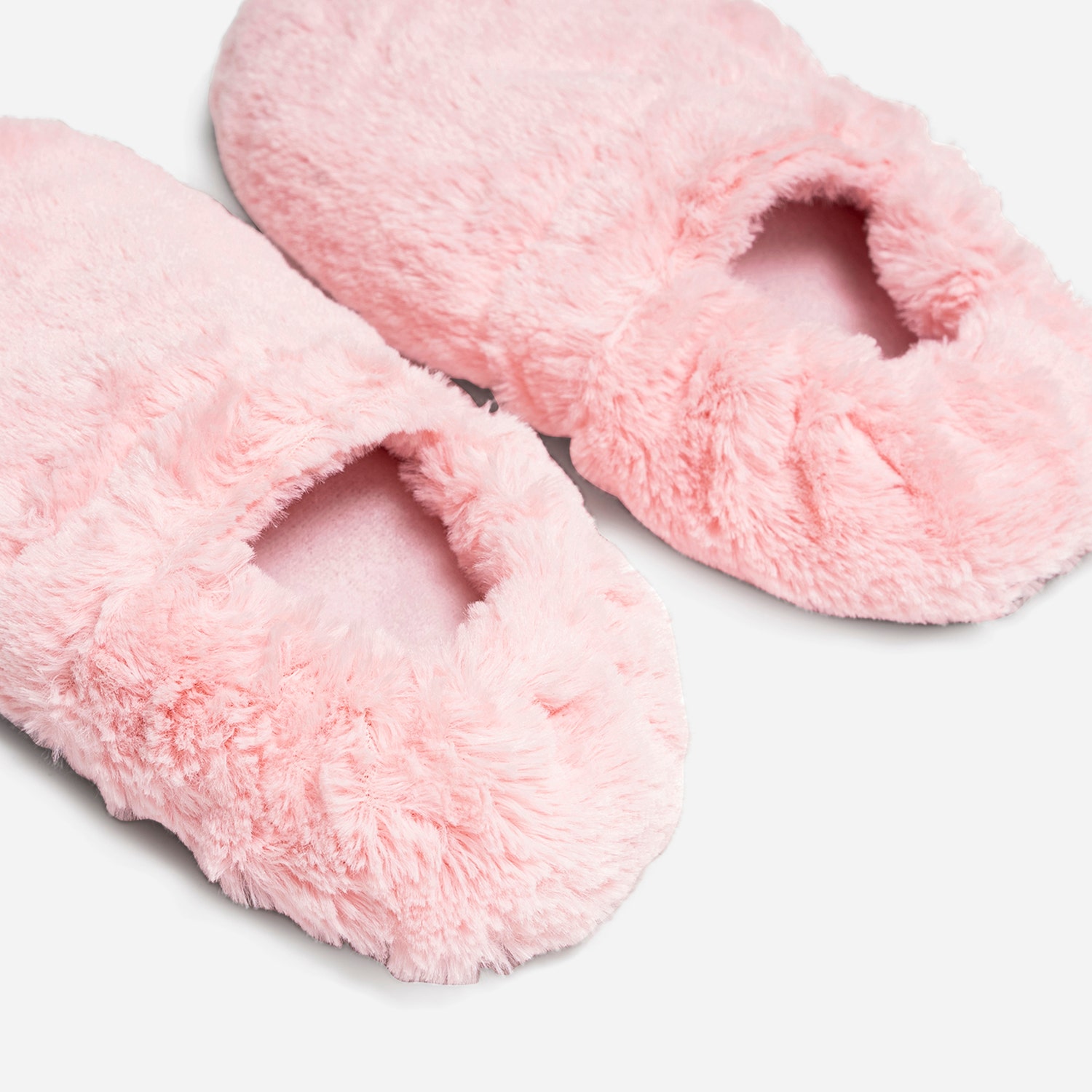 Chaussons-bouillotte roses