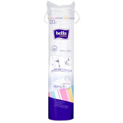 BELLA Duo-Wattepads rund Cotton  120 St