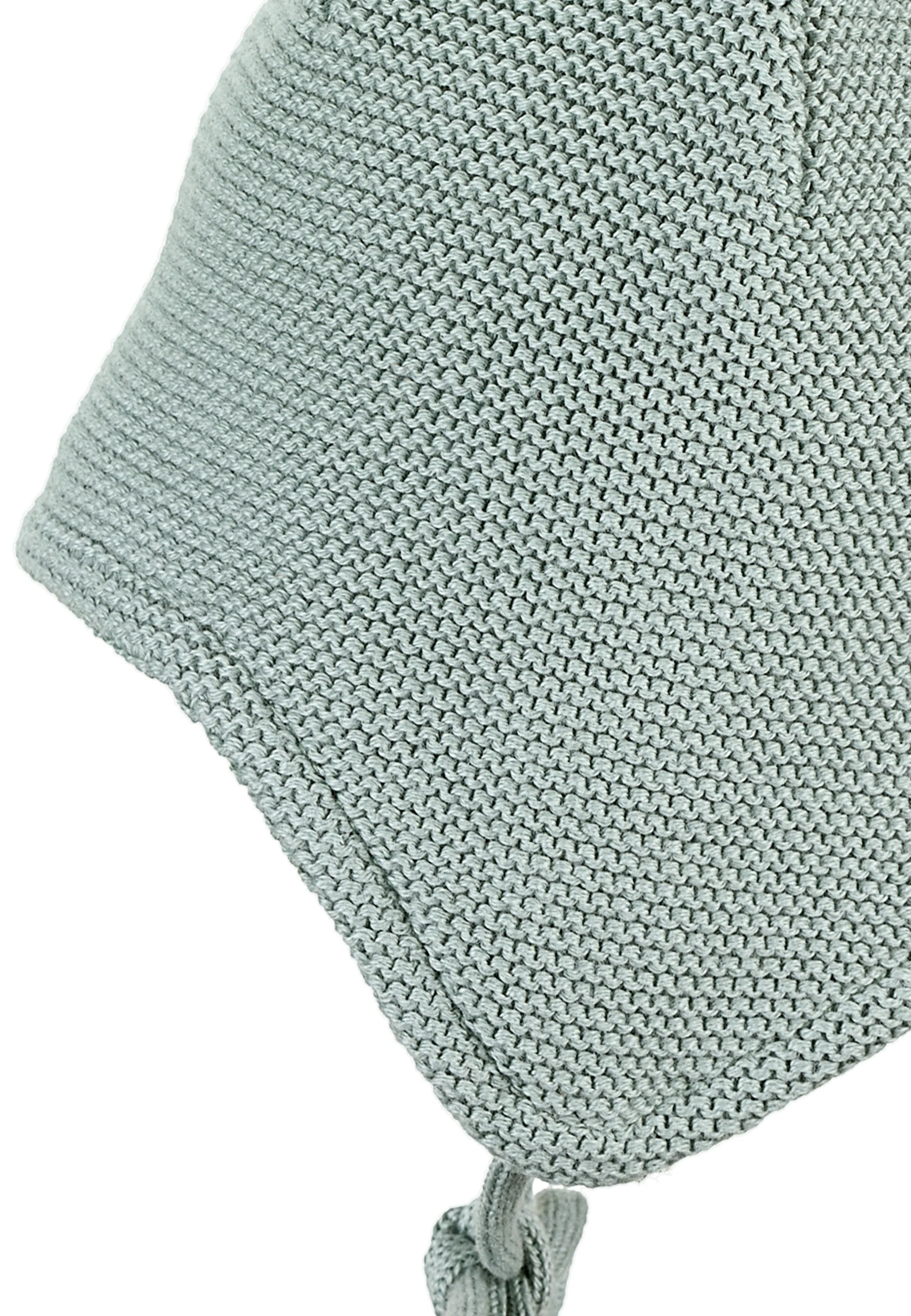 GOTS Strickmütze gefüttert mit Baumwollfleece