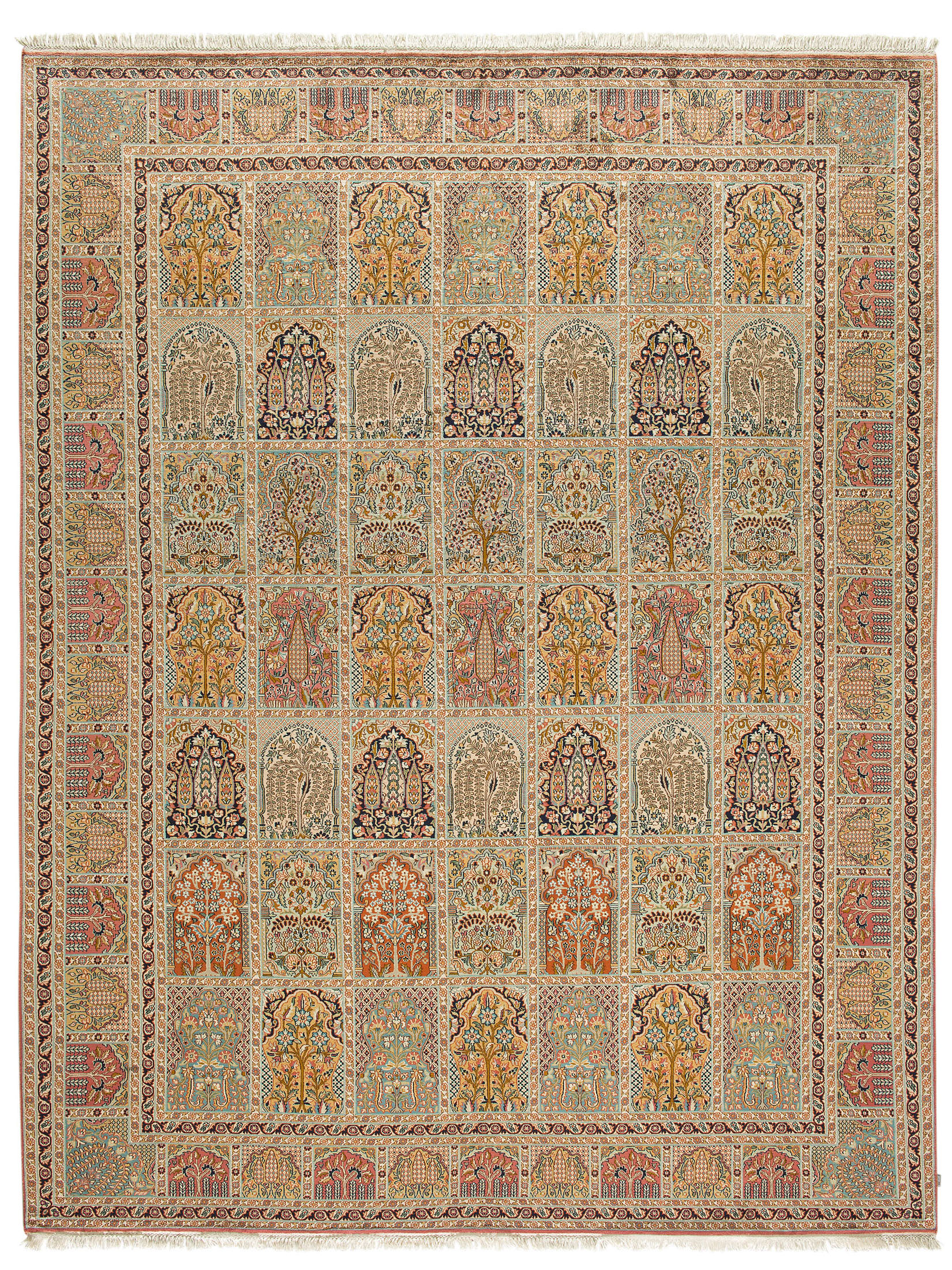 Kaschmir Seide 18/18 ca. 253 x 331 cm, Unikat / Einzelstück