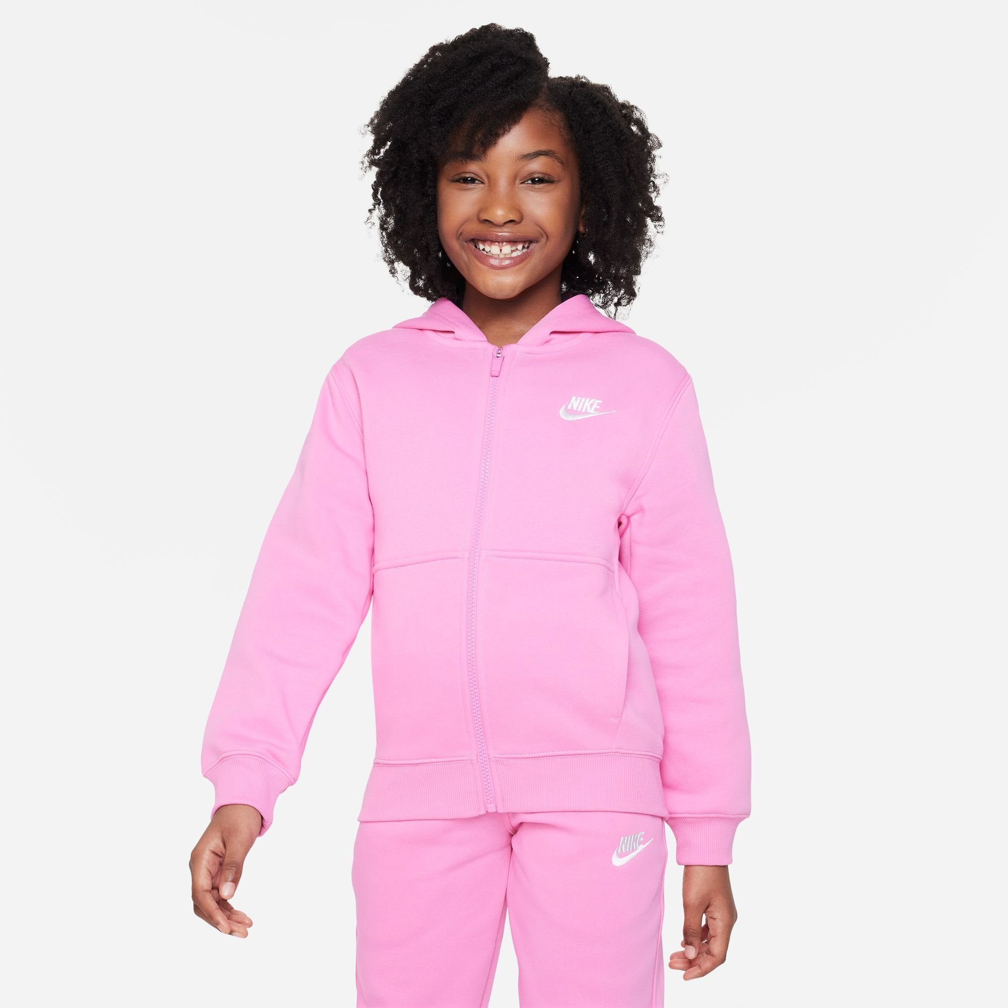 Nike Sportswear Trainingsanzug CLUB FLEECE BIG KIDS' FULL-ZIP TRACKSUIT