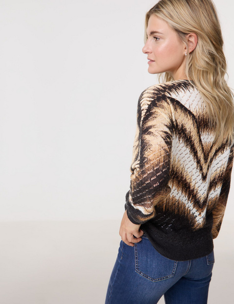Pullover mit Ajourmuster