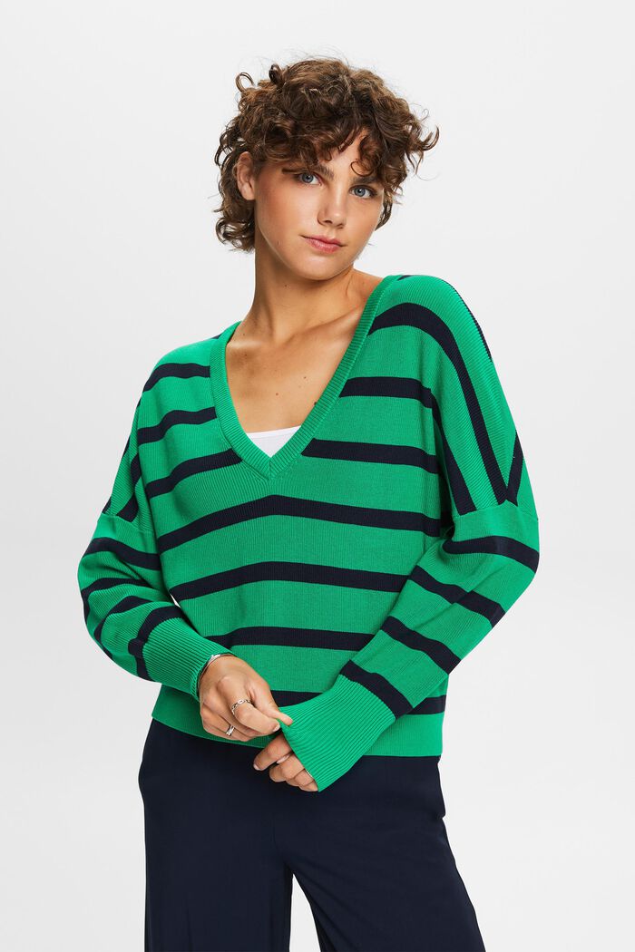 Pullover mit Fledermausärmeln, 100 % Baumwolle