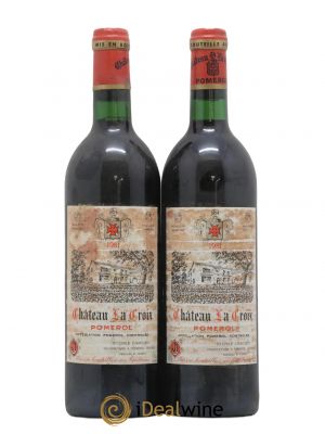 Château la Croix  1981 - Lot de 2 Bouteilles