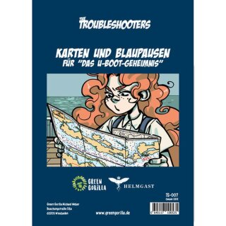 The Troubleshooters - Karten und Blaupausen für „Das U-Boot-Geheimnis“ (DE)