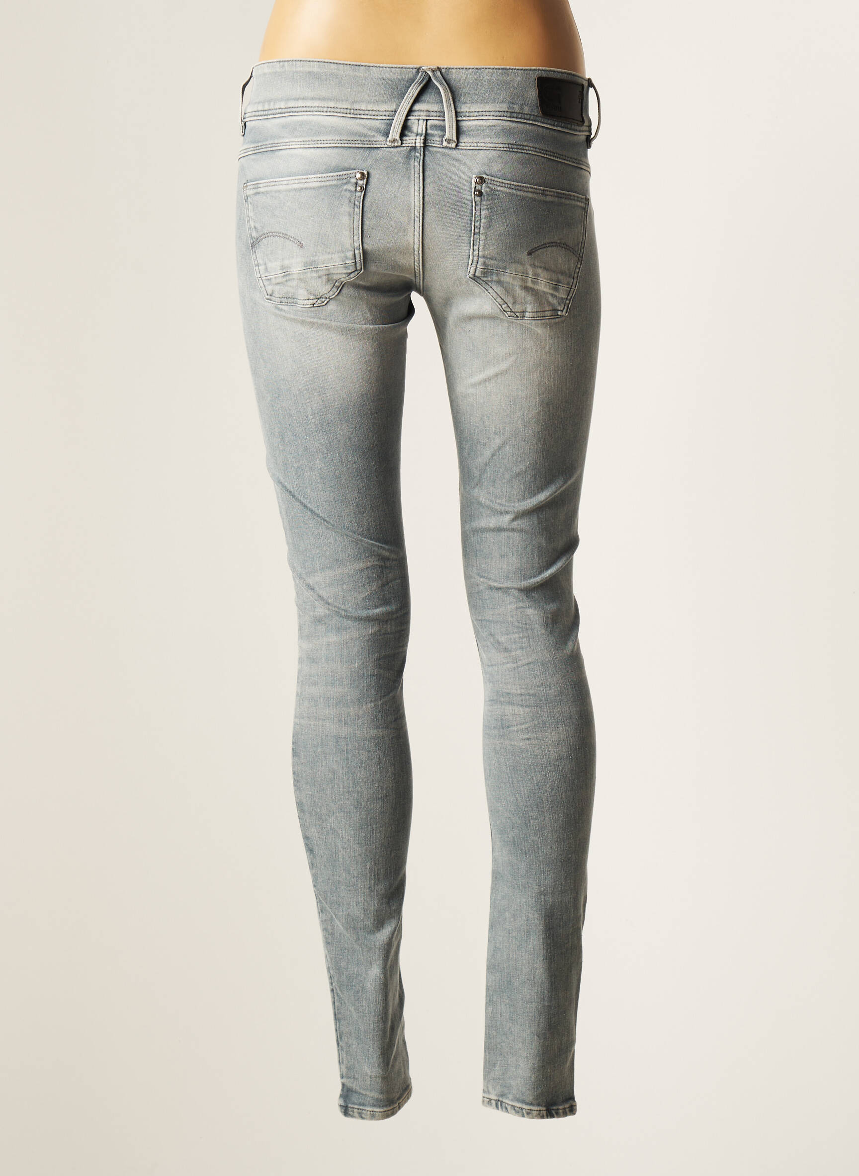 G Star Jeans Skinny Femme couleur gris