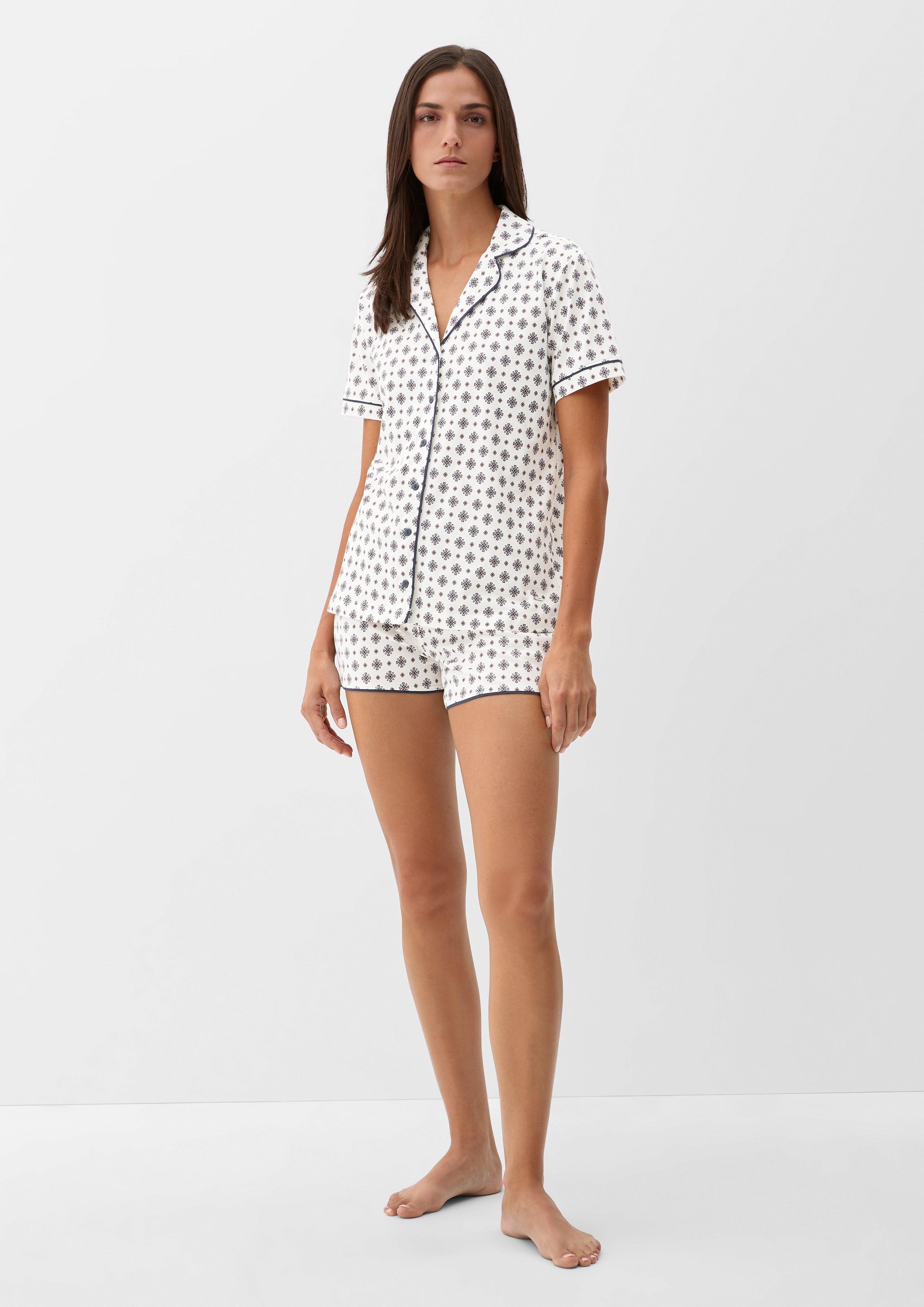 Kurzer Pyjama aus Jersey  6007461-8500