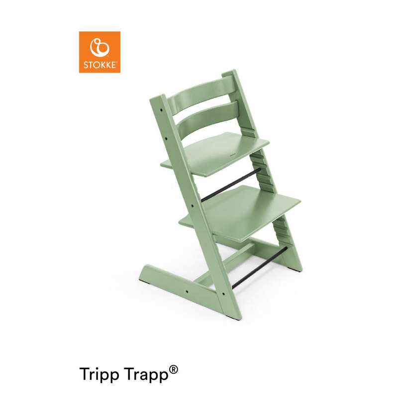 Chaise haute Tripp Trapp vert pâle Stokke