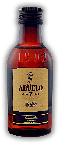 Abuelo Anejo 7 Anos PET 0,05 Liter Abuelo Anejo 7 Anos PET 0,05 Liter Bernsteinfarbener fruchtig-floraler Rum mit feiner vanilliger Süße. Alter 7 J. - 0,05	 Liter - Vol 40%
