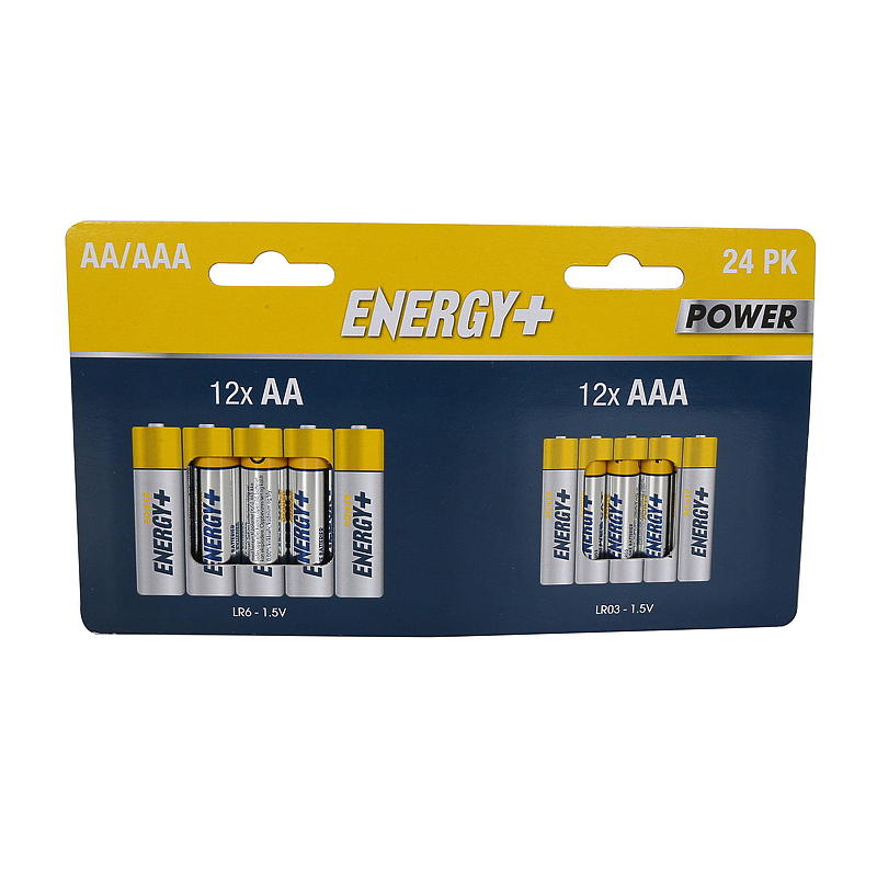 Energy Batteri AA/AAA 24-pk, Power Energy