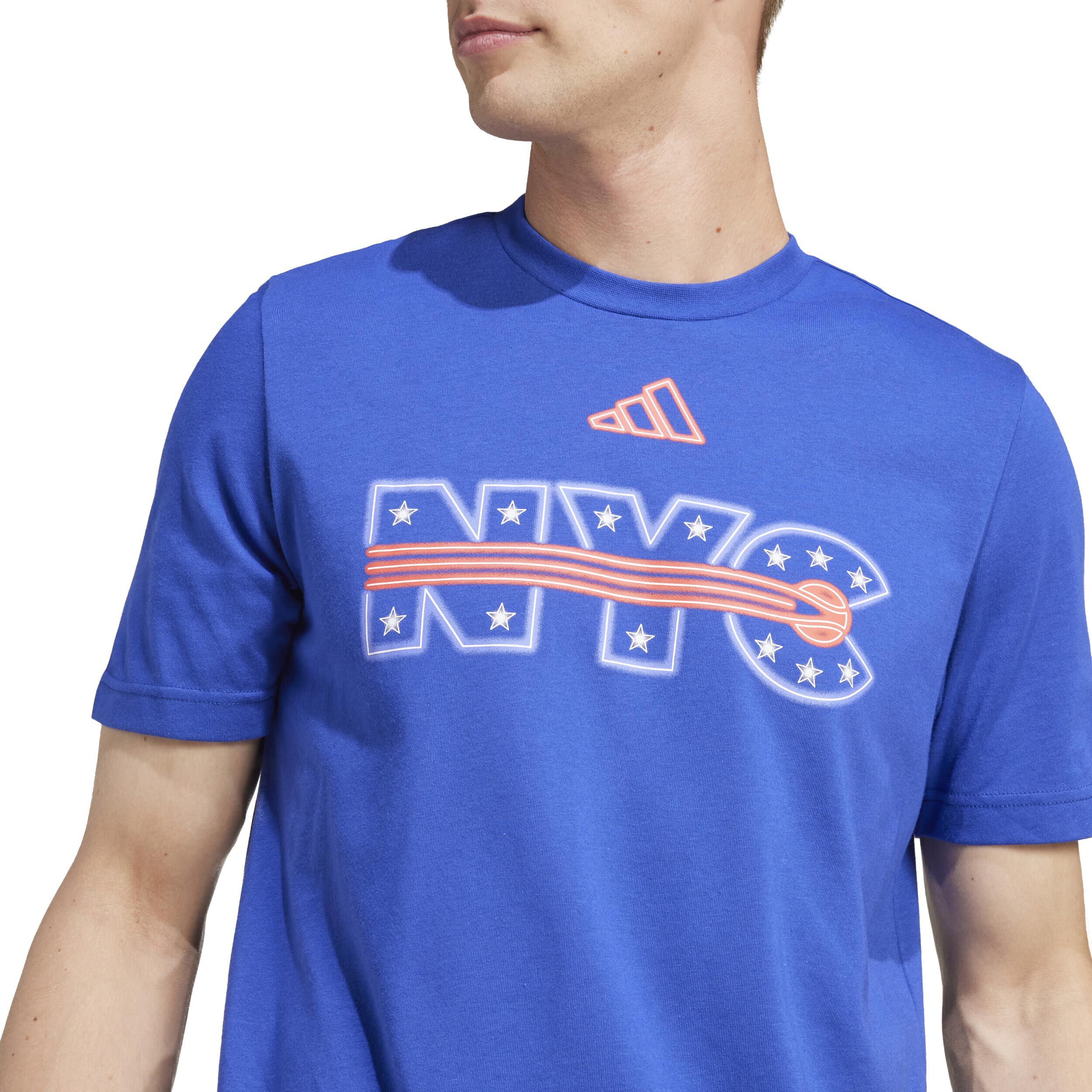 Tennis New York T-Shirt Herren - Blau, Mehrfarbig