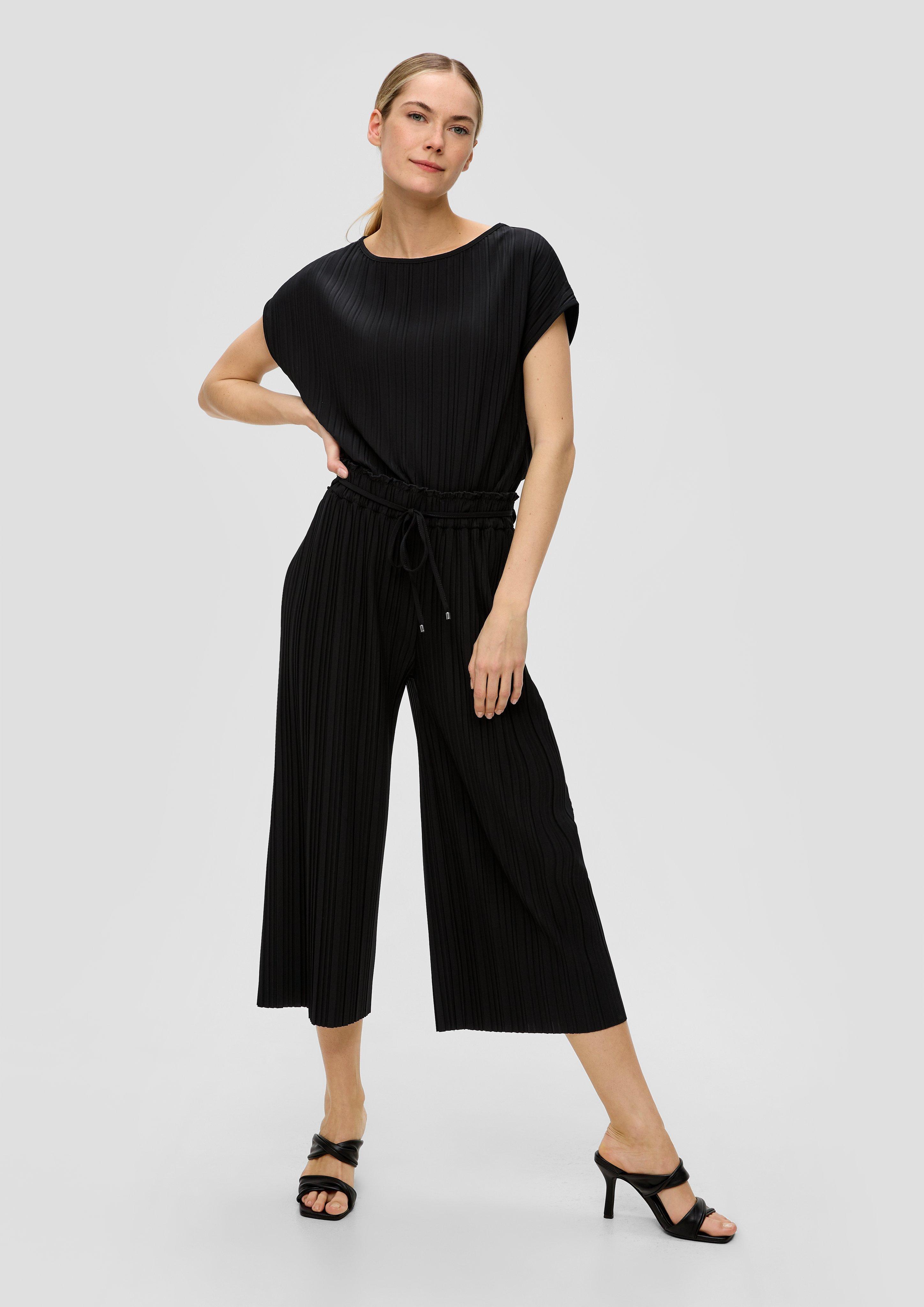 Plissierte Hose mit Wide Leg  2142551-9999
