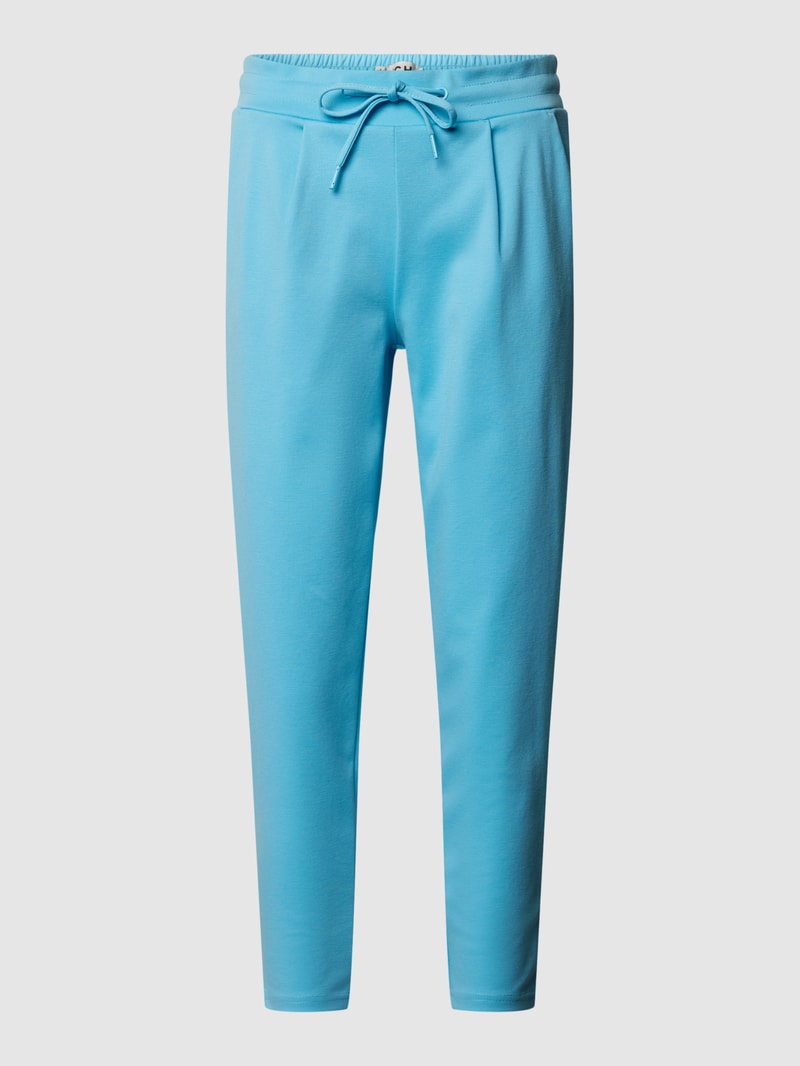 Stoffhose mit Eingrifftaschen in hellblau
