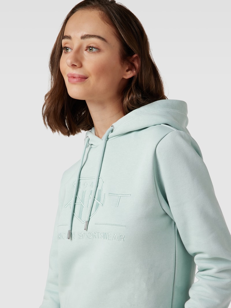Hoodie mit Kapuze in mint
