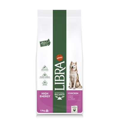 Libra Dog High Energy Huhn
