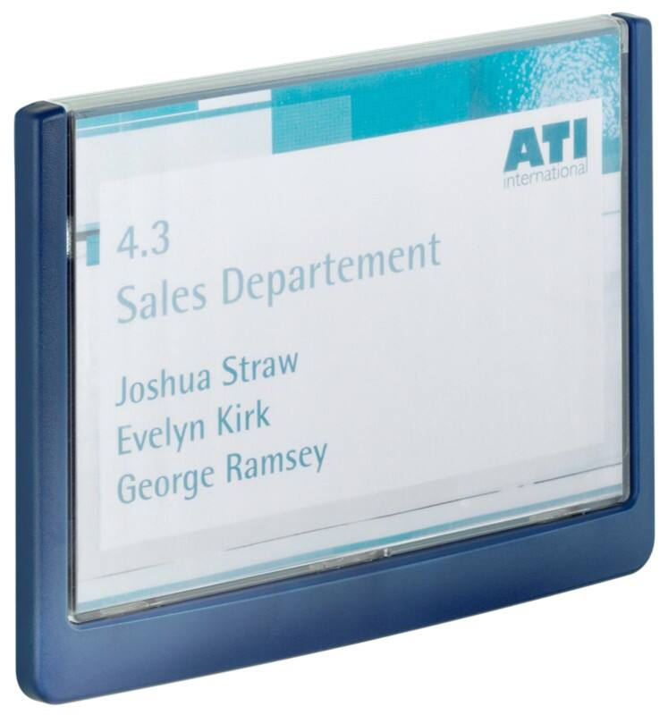DURABLE Türschild Kunststoff Blau 14,9 x 10,6 cm