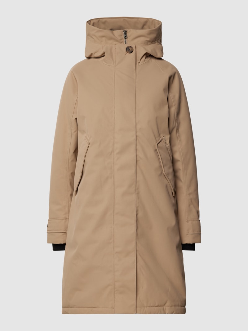 Parka mit Kapuze Modell 'LUNA' in beige