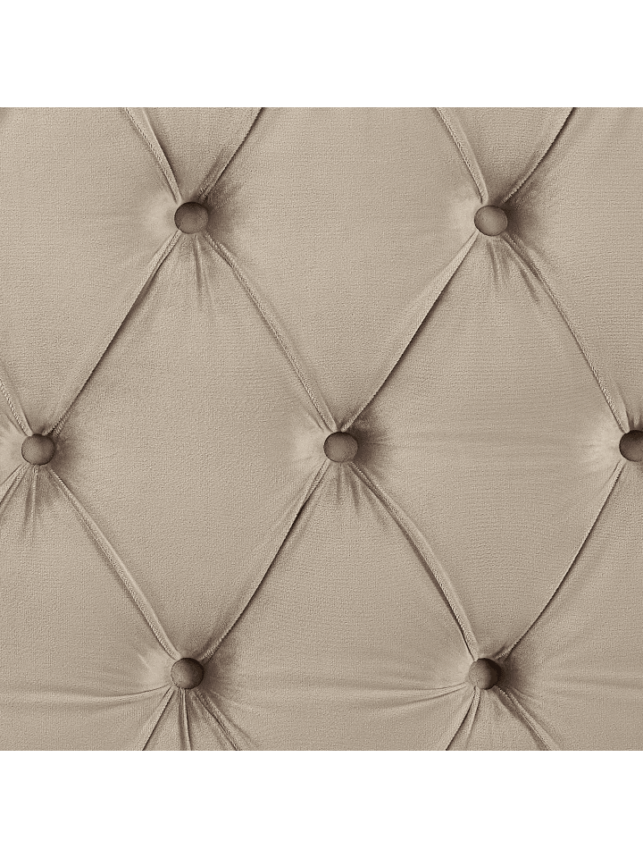 Beliani Doppelbett AYETTE in Beige - (W) 225 x (H) 154 x (L) 215 cm günstig kaufen onesize
