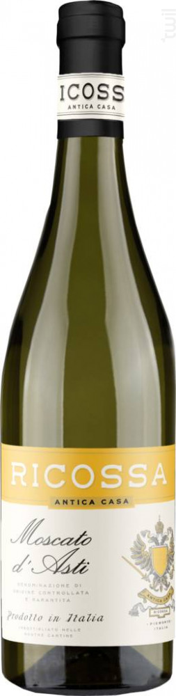 Moscato D'asti Ricossa Antica Casa Vin Blanc●Moscato d'Asti DOCG 2022 75cl