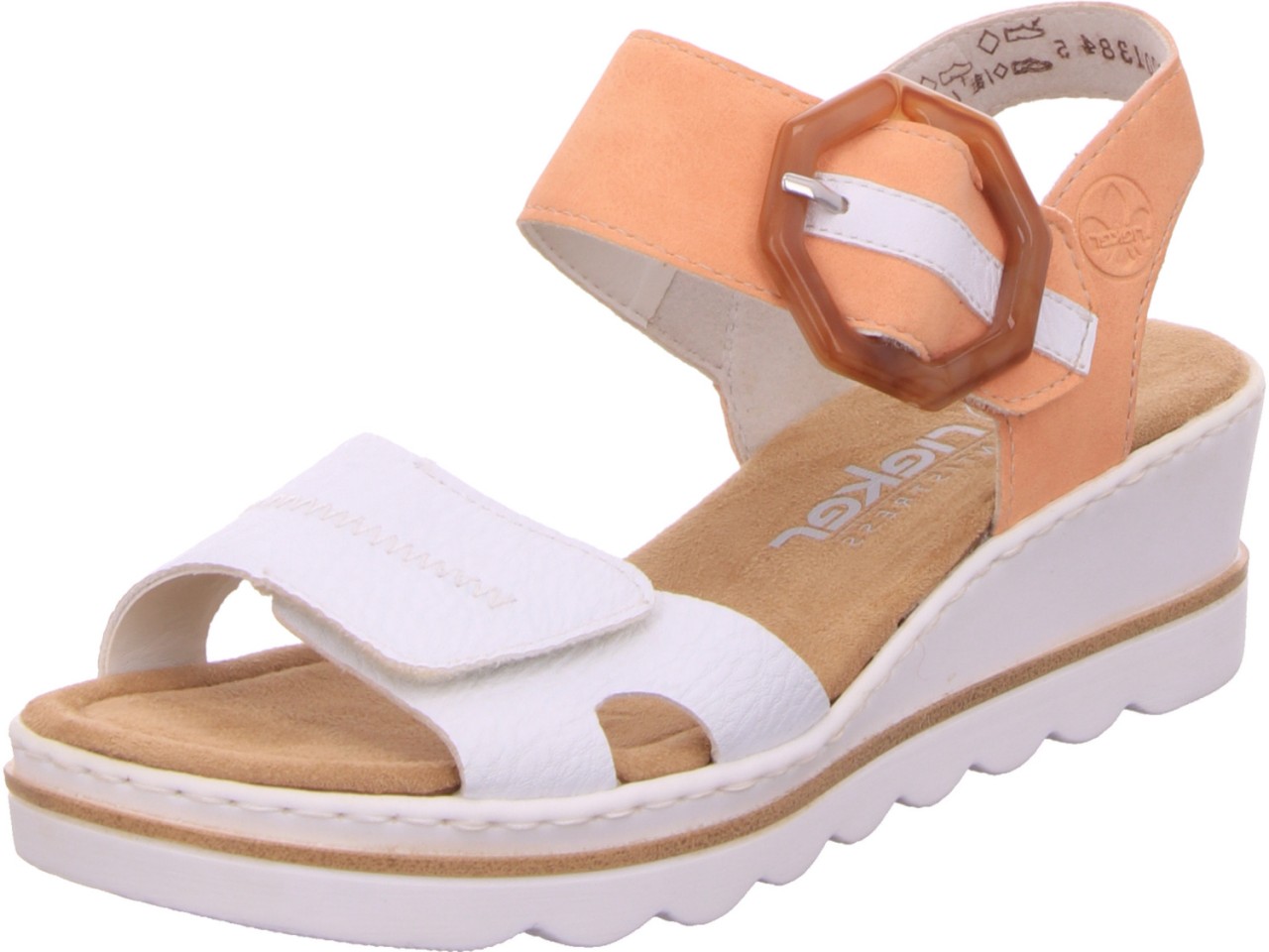 RIEKER Klassische Sandalen orange