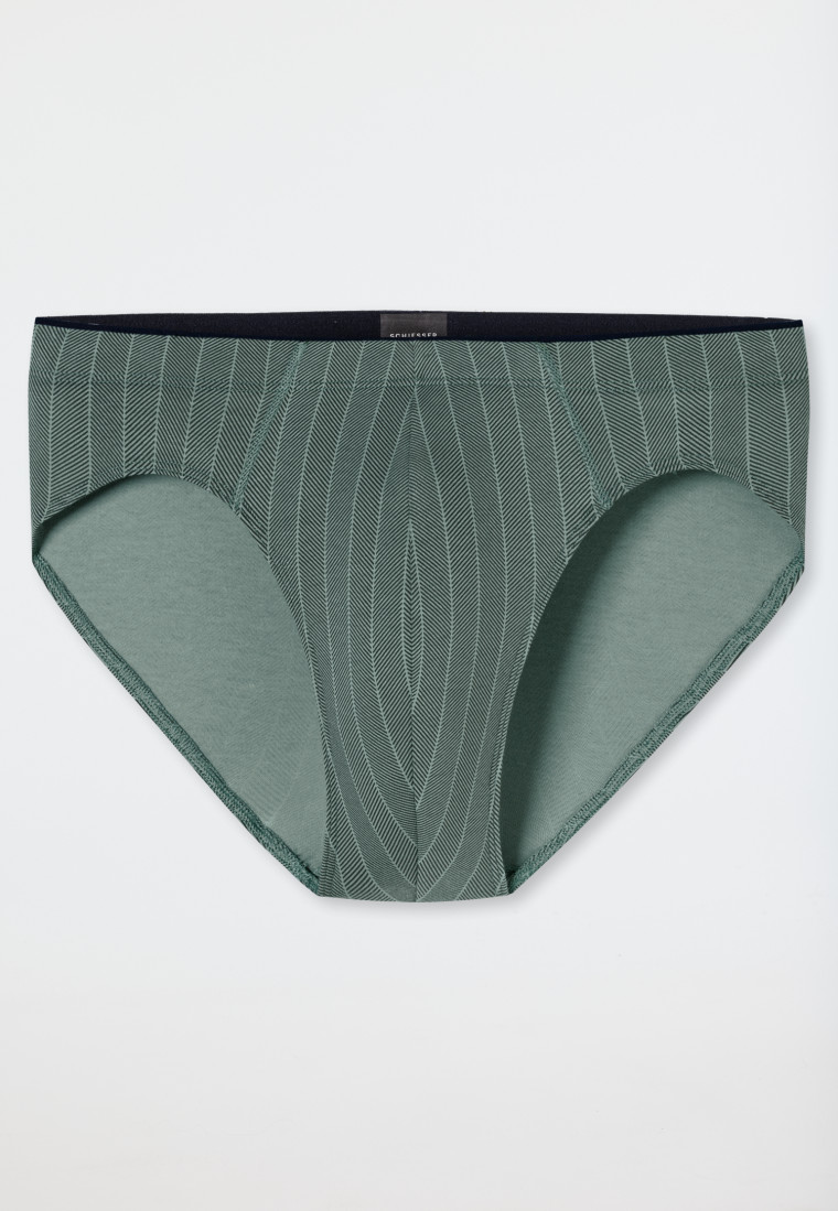 Supermini Organic Cotton gemustert linde - 95/5