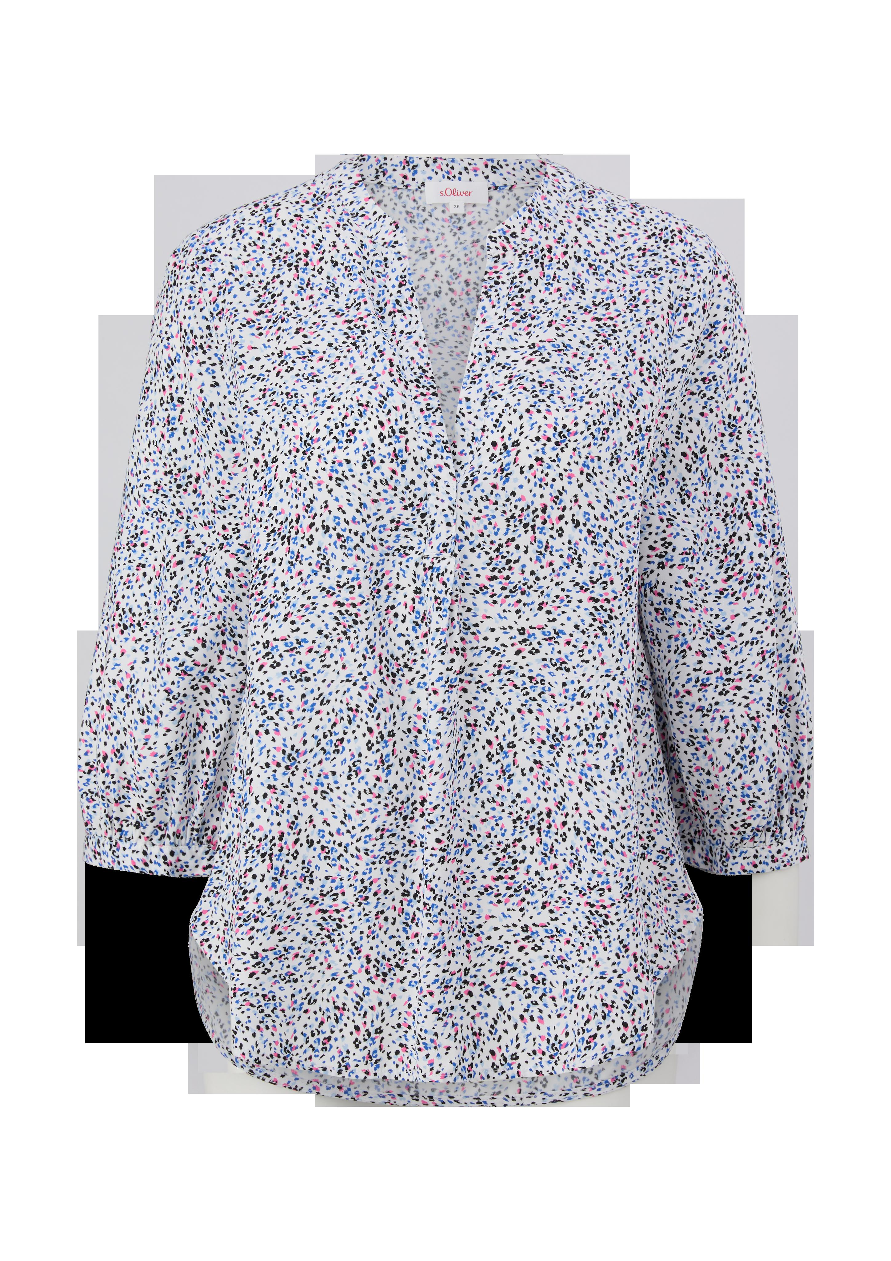 Viskosebluse mit Tunika-Ausschnitt  2132607-02B6