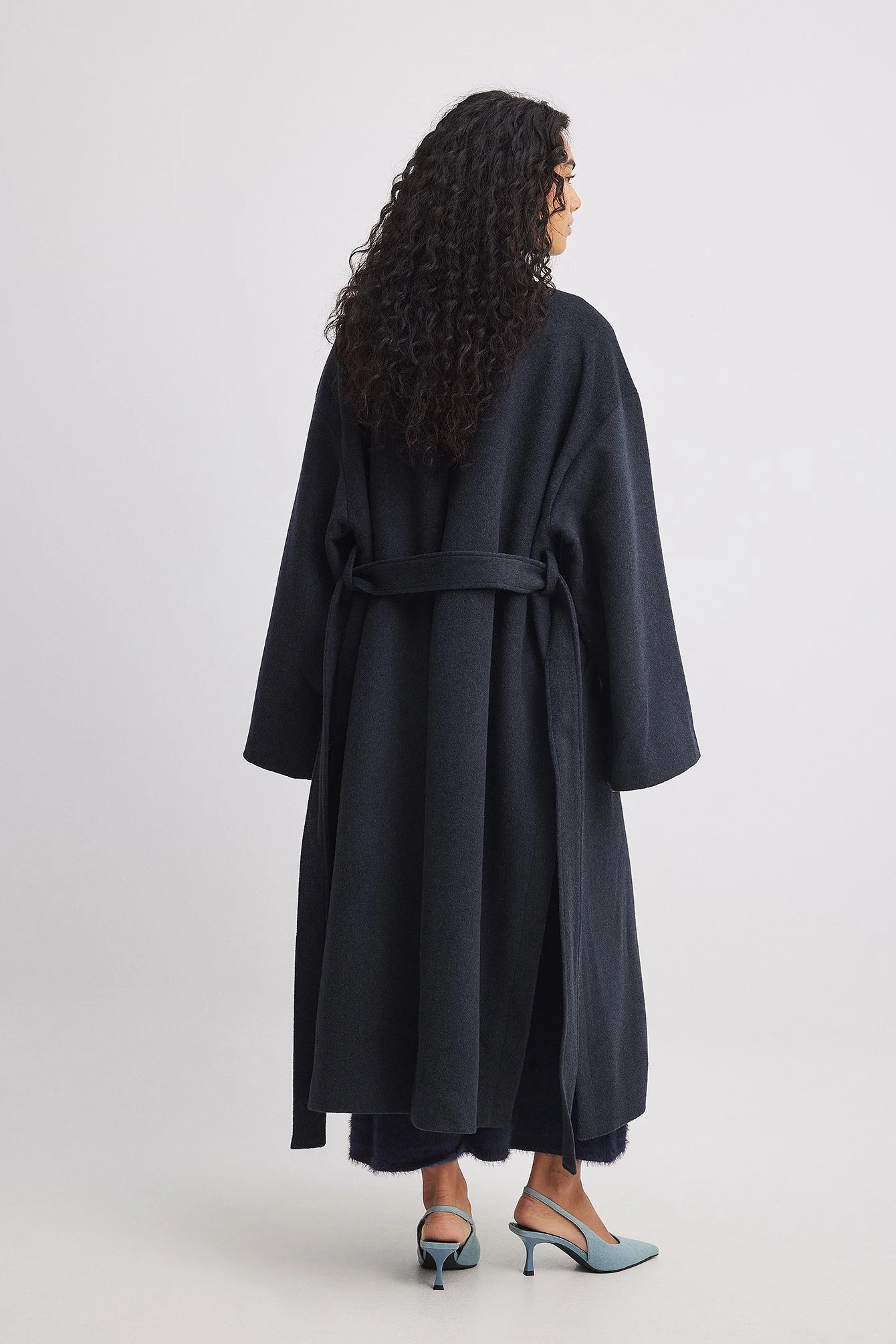 Oversize-Kimono aus Wollmischung