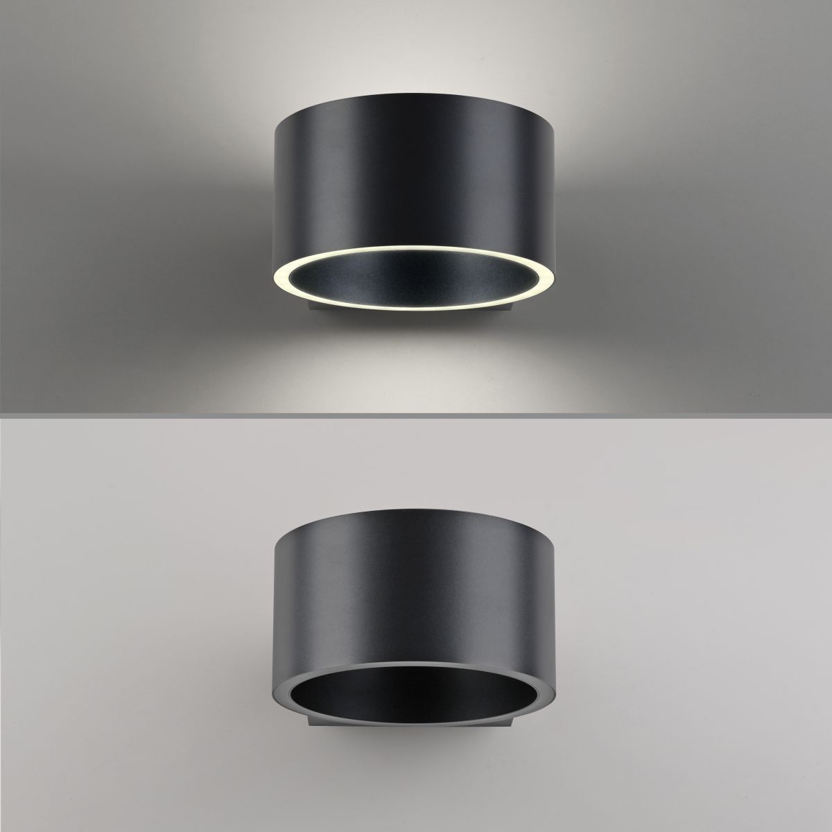 Paul Neuhaus LED Wandlampe Pure Clipse Grau