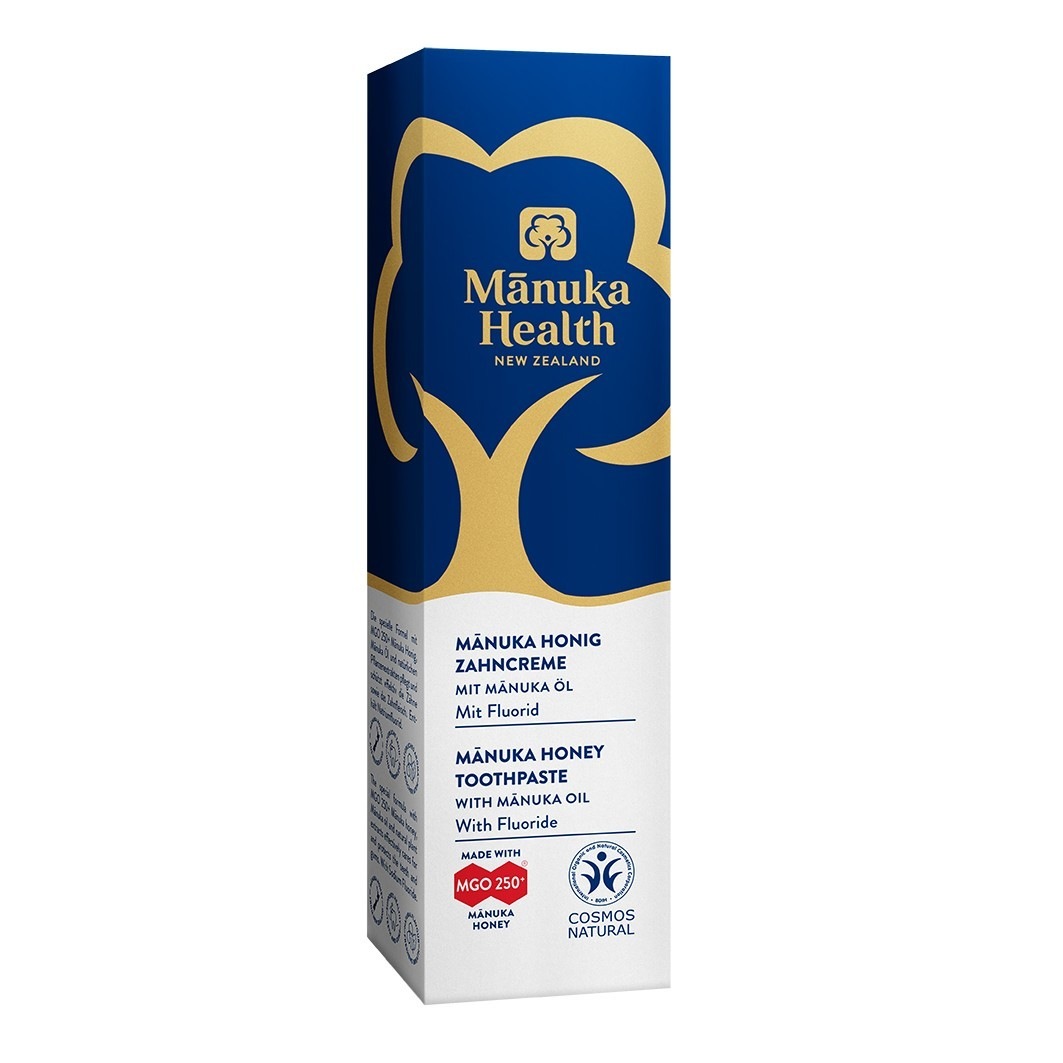 Manuka Honig Zahncreme mit Manuka Öl und Fluorid