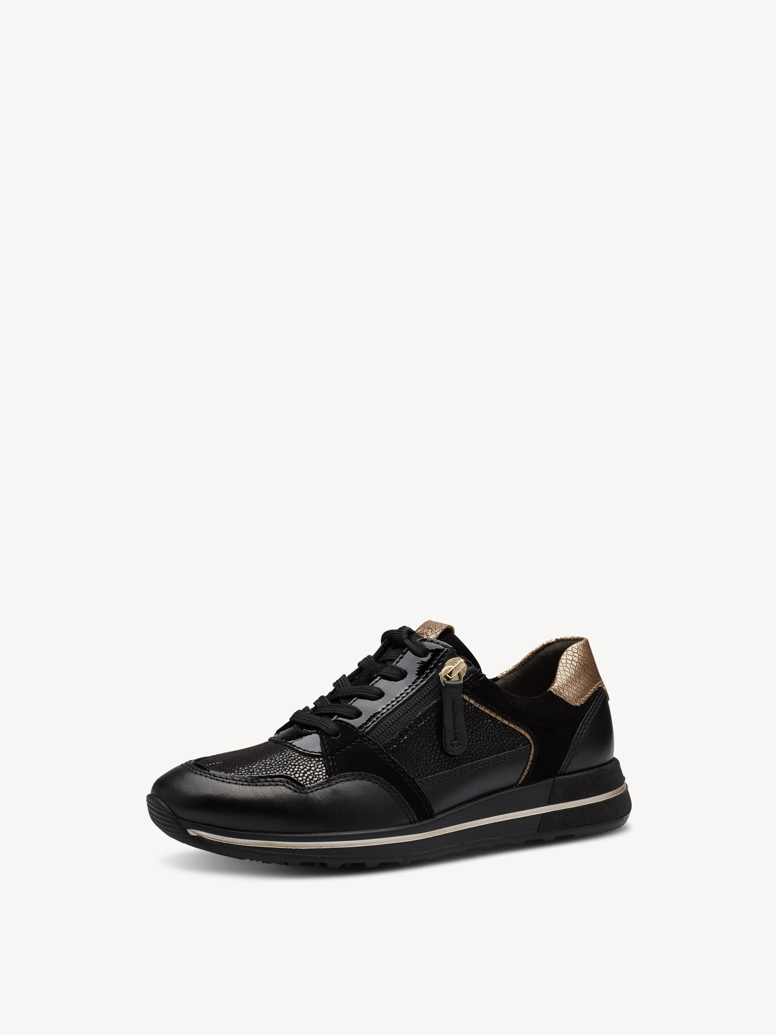 Basket en cuir - noir