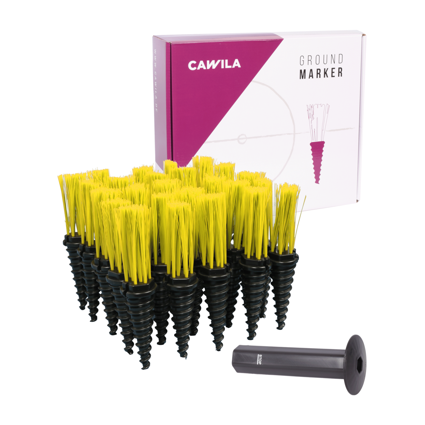 Cawila Einmesshilfe PITCH 25er Set Gelb