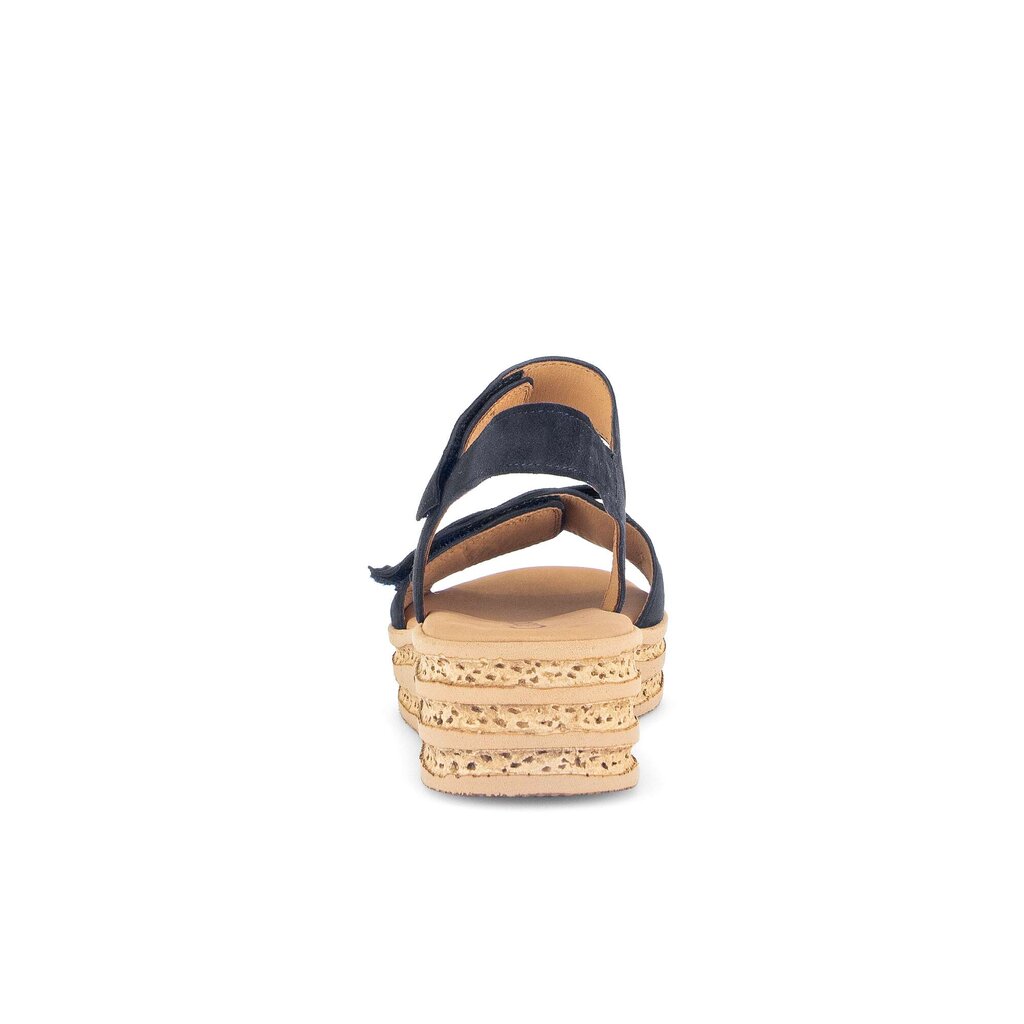 Gabor fashion Plateau Sandale blau