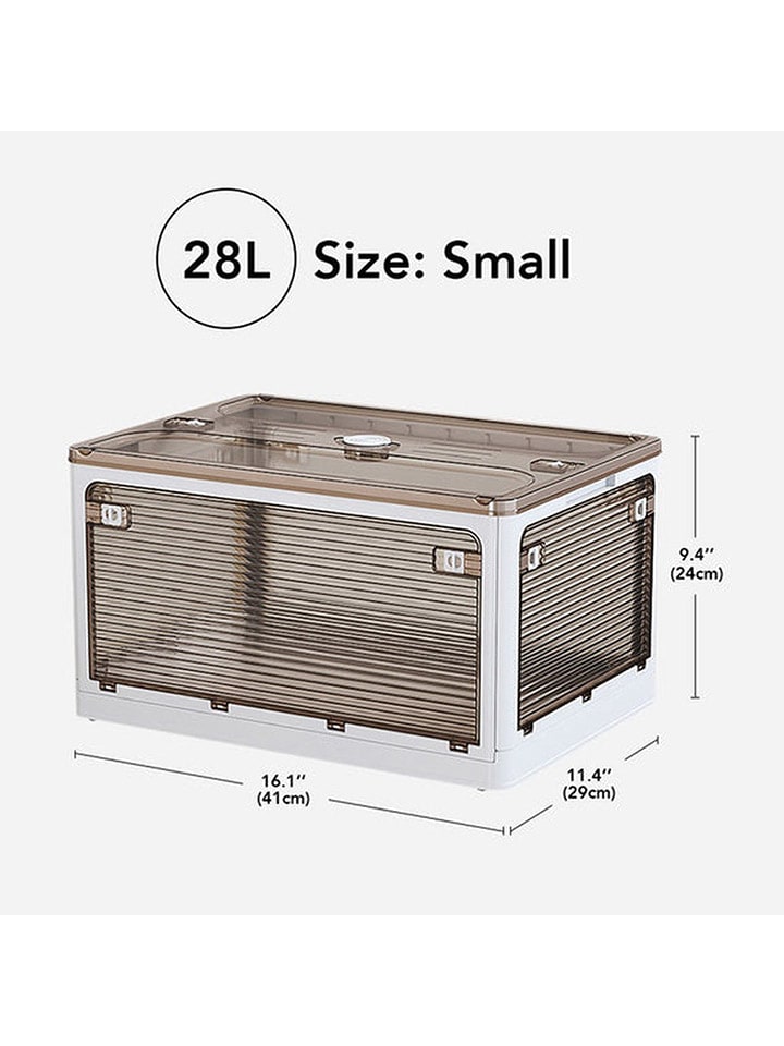 Joybos 2er-Set: Aufbewahrungskisten in Braun/ Weiß - (B)41 X (H)29 X (T)24 CM günstig kaufen onesize