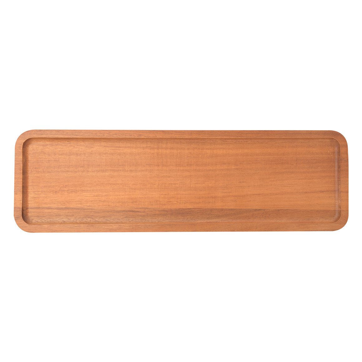 Längliches Deko-Tablett aus Holz