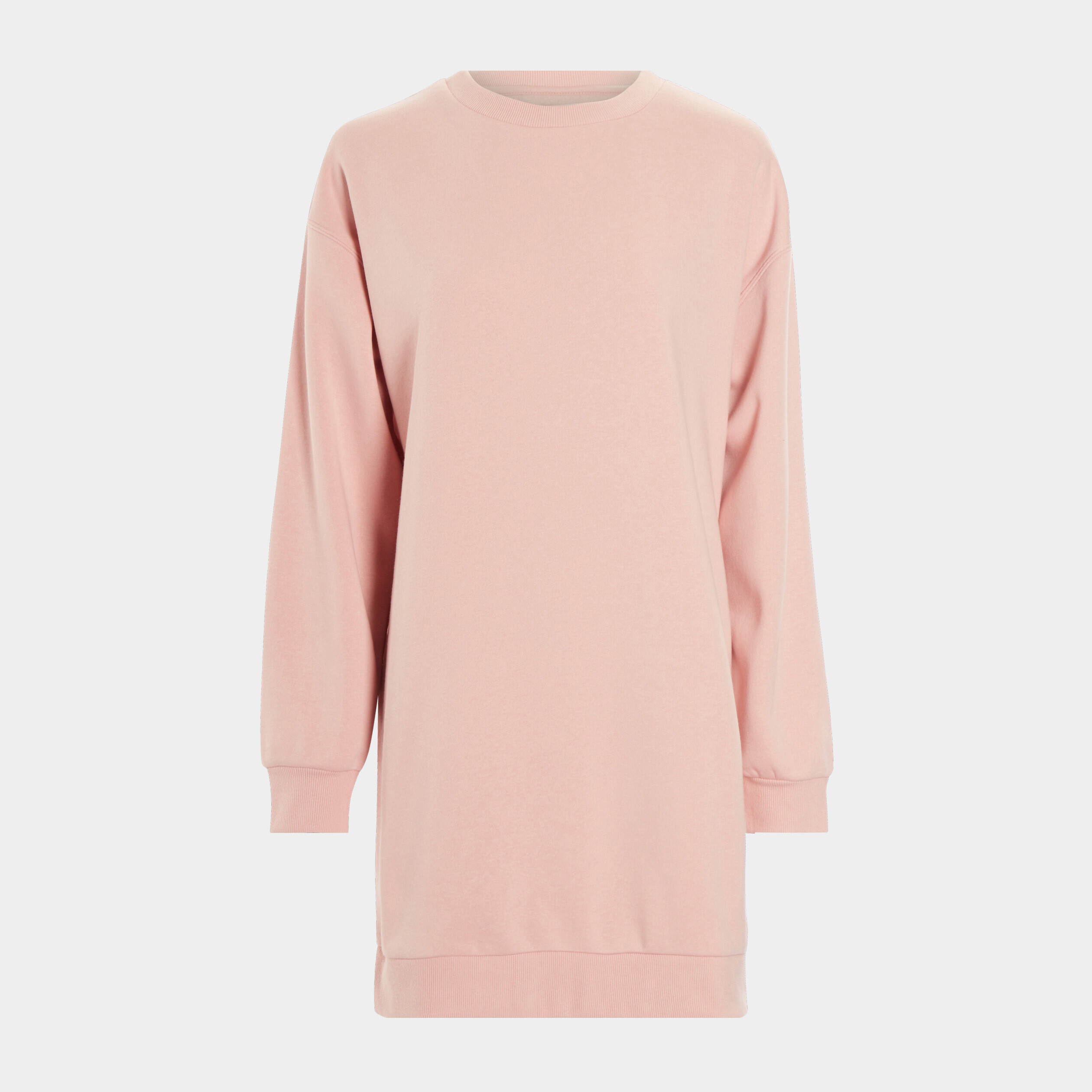 Robe sweat droite rose poudrée femme | La Halle