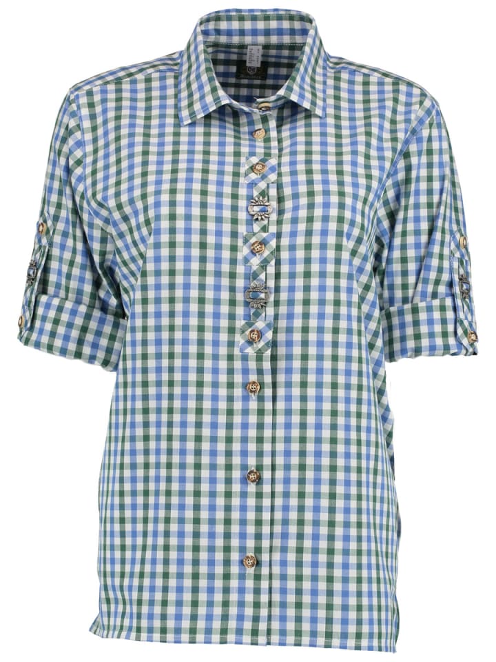 OS-Trachten Trachtenbluse Volima in jeans günstig kaufen