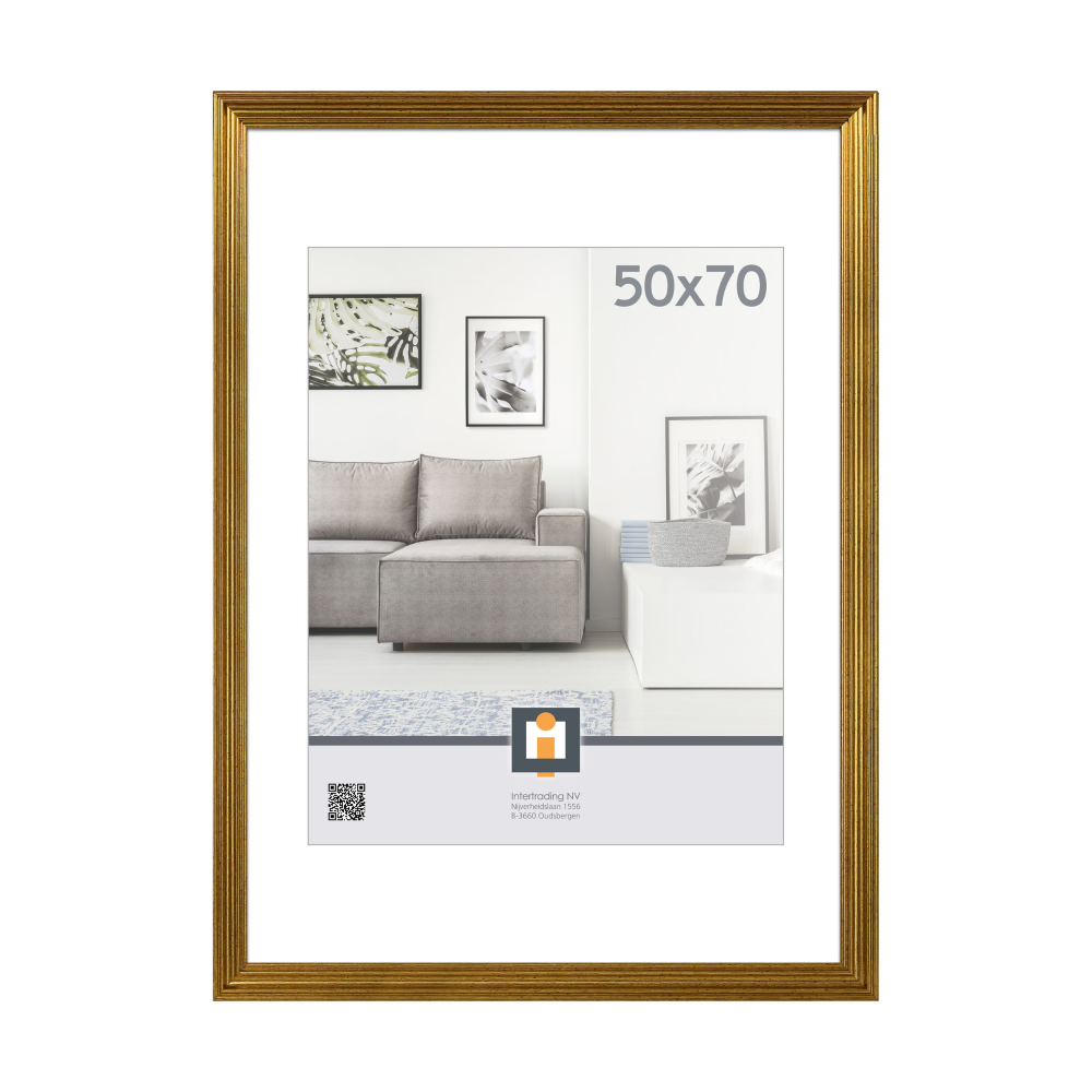 Bilderrahmen Salerno goldfarben