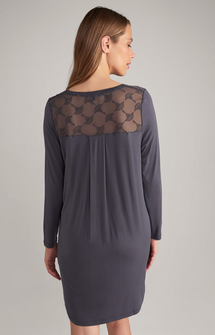 Lounge-Longshirt in Anthrazit